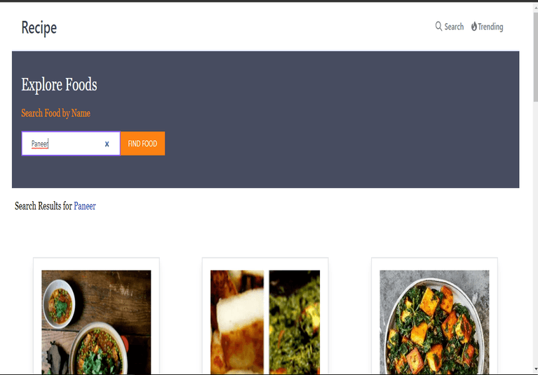 Recipe Finder